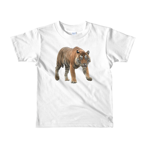 Bengal-Tiger Print Short sleeve kids t-shirt