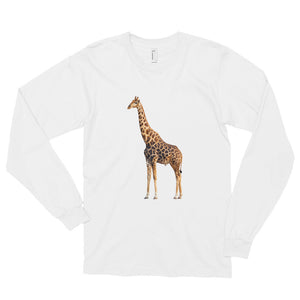Giraffe Print Long sleeve t-shirt (unisex)