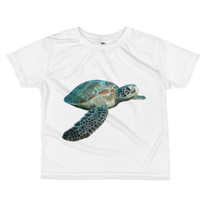 Sea-Turtle Print All-over kids sublimation T-shirt