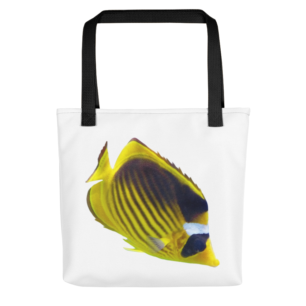 Butterfly-Fish Print Tote bag