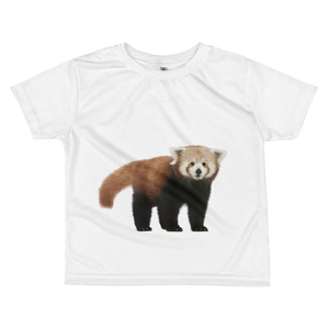 Red-Panda Print All-over kids sublimation T-shirt