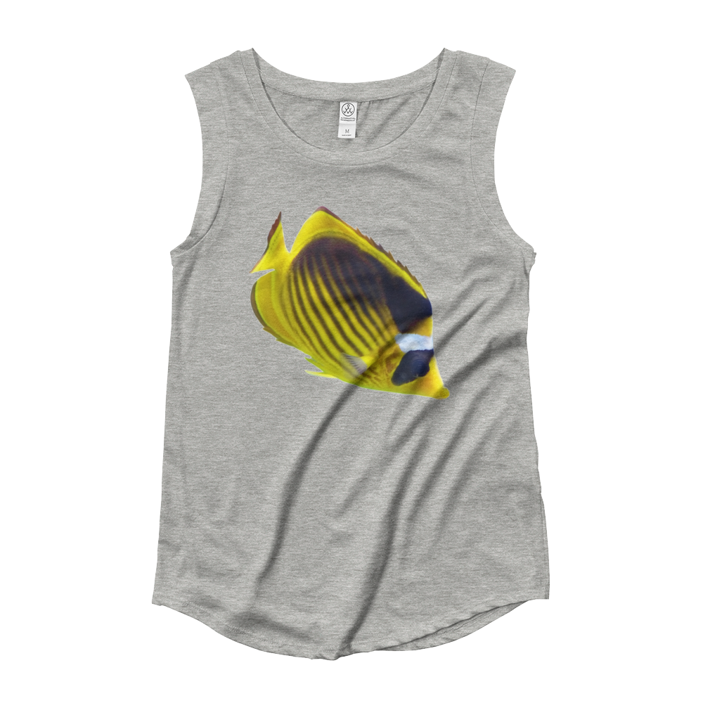 Butterfly-Fish Ladies‰۪ Cap Sleeve T-Shirt