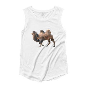 Bactrian-Camel Ladies‰۪ Cap Sleeve T-Shirt