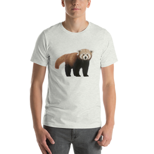 Red Panda Print Short-Sleeve Unisex T-Shirt