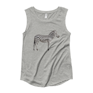 Zebra Ladies‰۪ Cap Sleeve T-Shirt