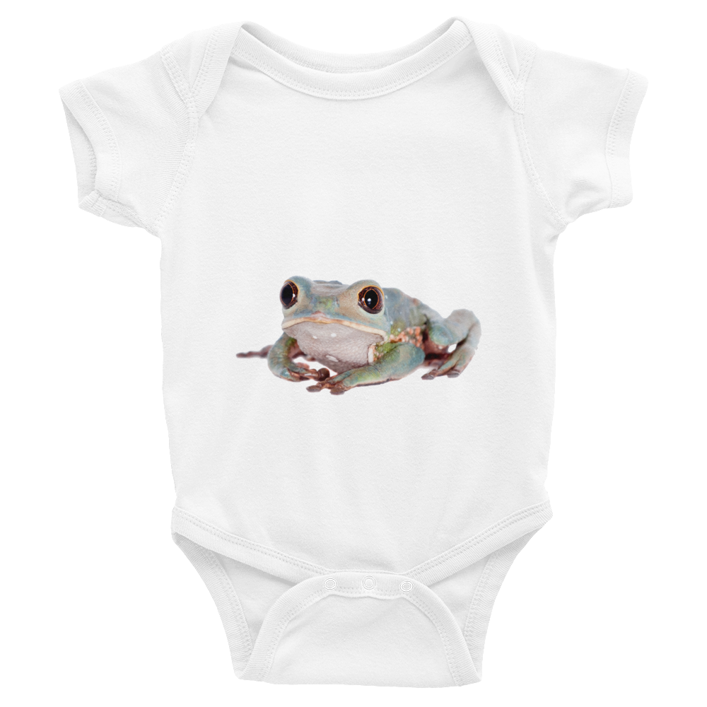 Tarsier-Frog Print Infant Bodysuit
