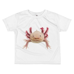 Axolotle Print All-over kids sublimation T-shirt