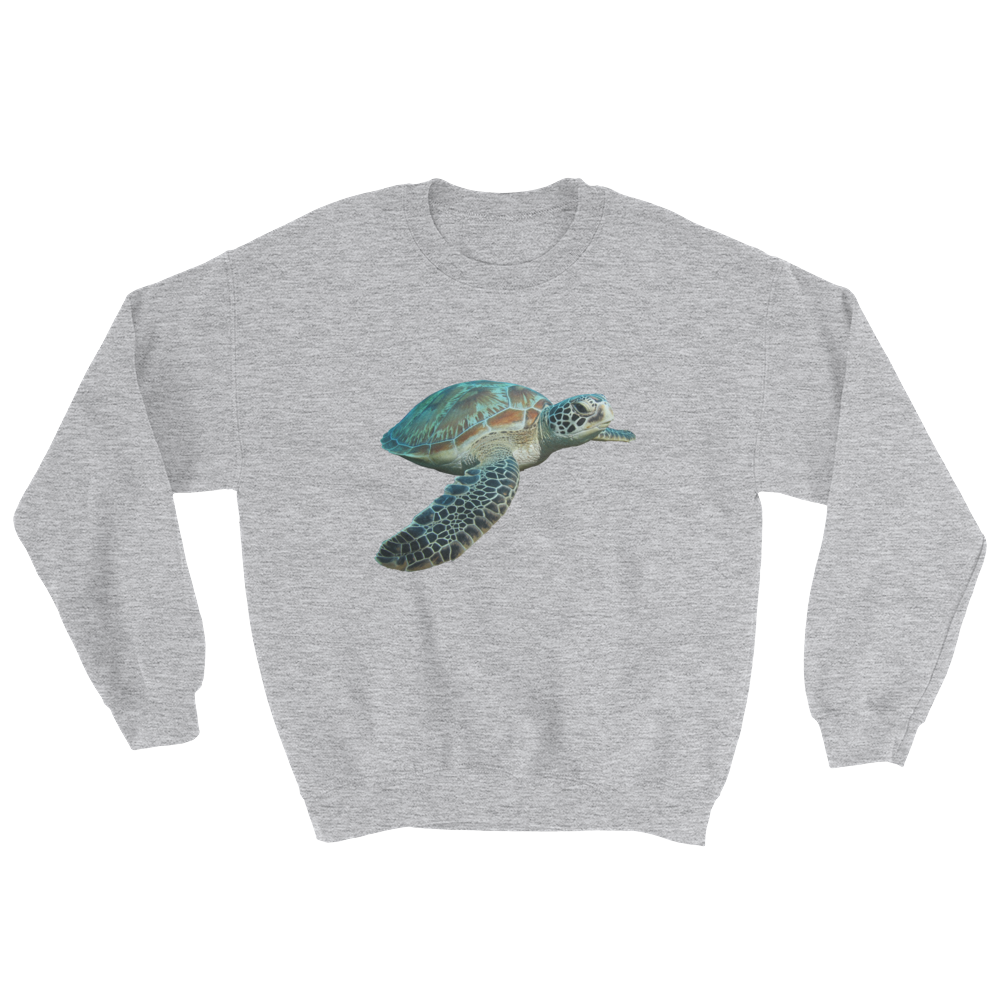Sea-Turtle Print Sweatshirt