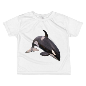 Killer-Whale Print All-over kids sublimation T-shirt