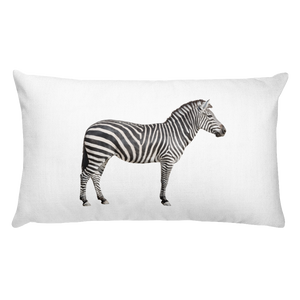 Zebra Print Rectangular Pillow