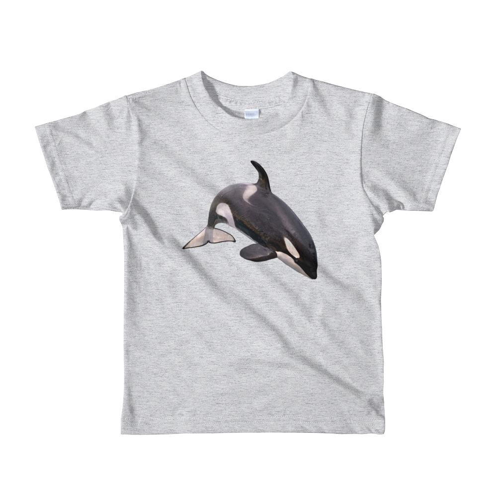 Killer-Whale Print Short sleeve kids t-shirt