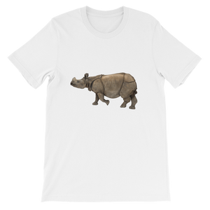Indian-Rhinoceros Short-Sleeve Unisex T-Shirt