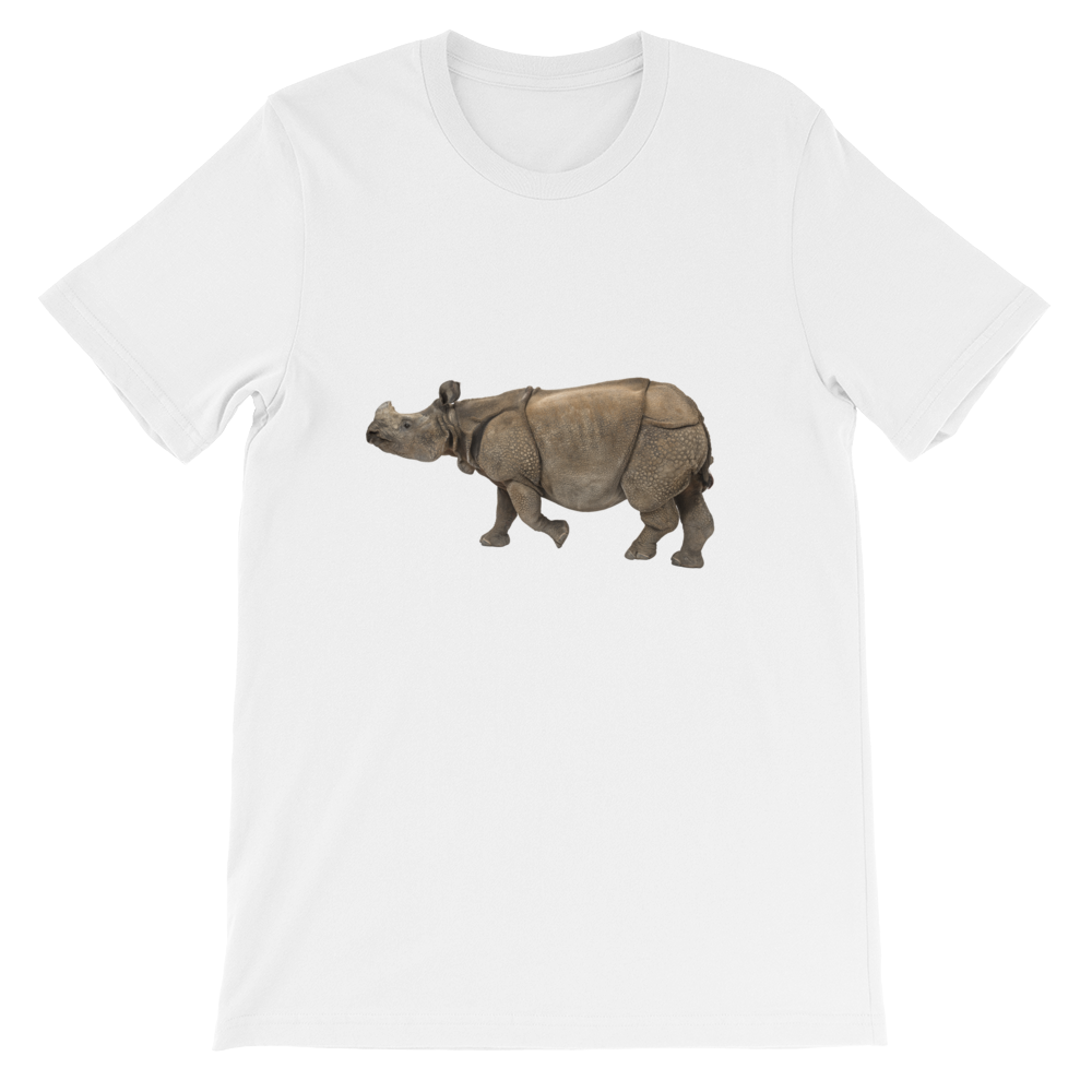 Indian-Rhinoceros Short-Sleeve Unisex T-Shirt