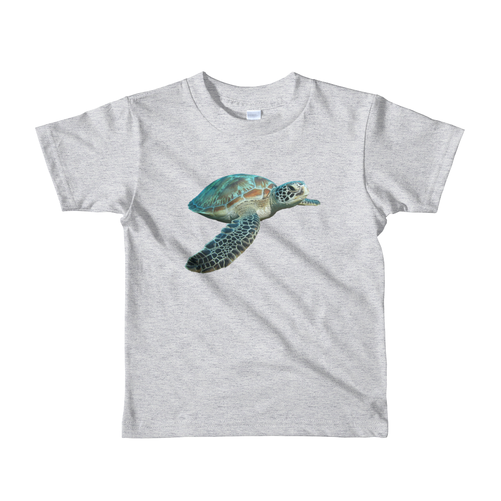 Sea-Turtle Print Short sleeve kids t-shirt