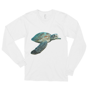 Sea-Turtle Print Long sleeve t-shirt (unisex)