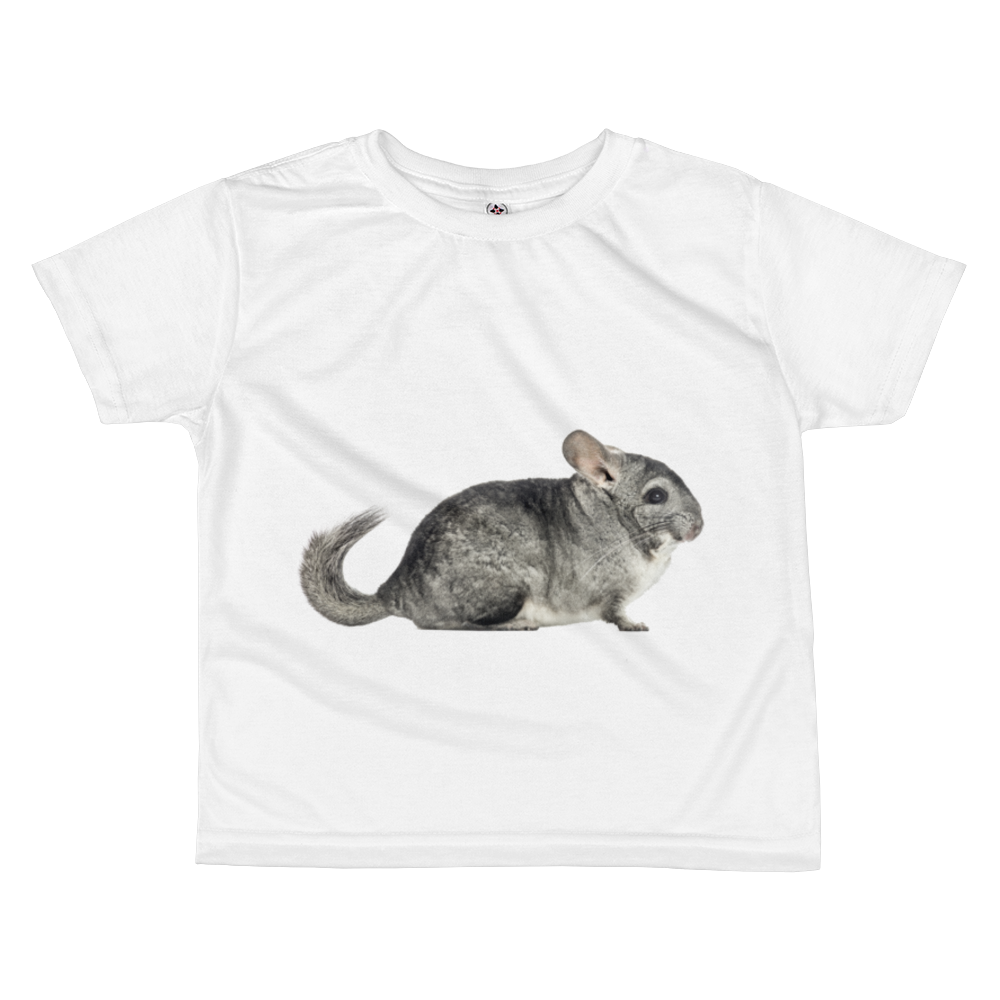 Chinchilla Print All-over kids sublimation T-shirt