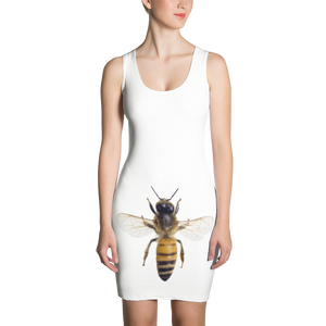 Honey-Bee Print Sublimation Cut & Sew Dress