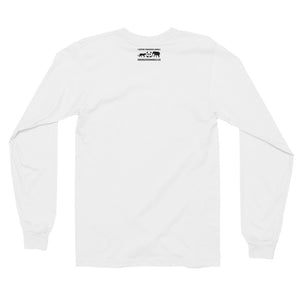 Bactrian-Camel Print Long sleeve t-shirt (unisex)