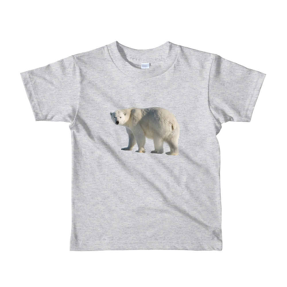 Polar-Bear Print Short sleeve kids t-shirt