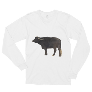 Water-Buffalo Print Long sleeve t-shirt (unisex)