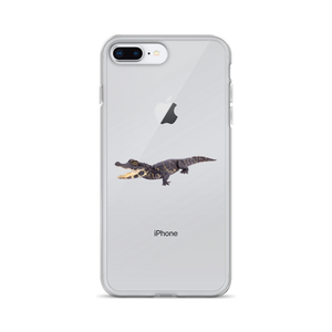 Dwarf-Crocodile Print iPhone Case