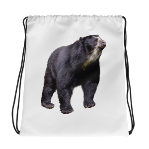 Specticaled-Bear Print Drawstring bag