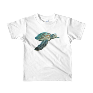 Sea-Turtle Print Short sleeve kids t-shirt