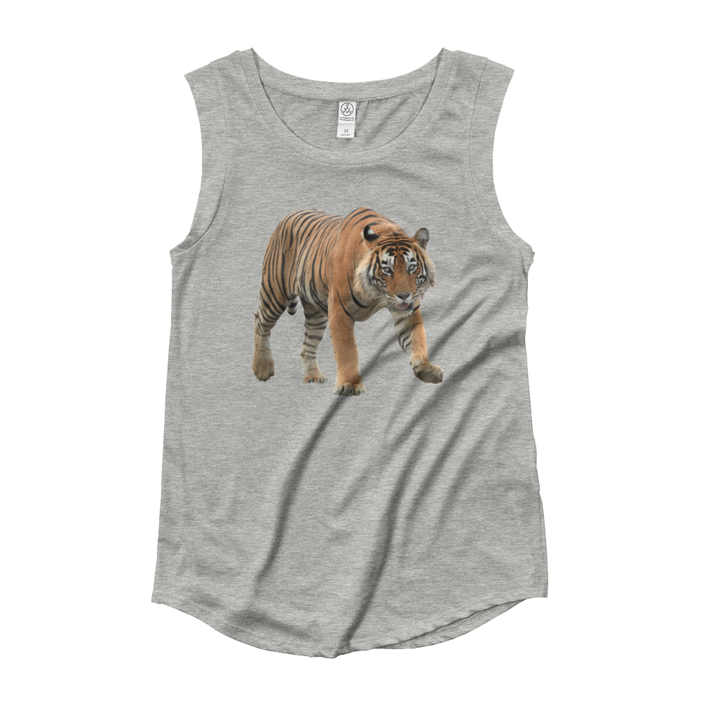Bengal-Tiger Ladies‰۪ Cap Sleeve T-Shirt