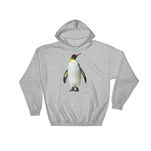 Emperor-Penguin Print Hooded Sweatshirt
