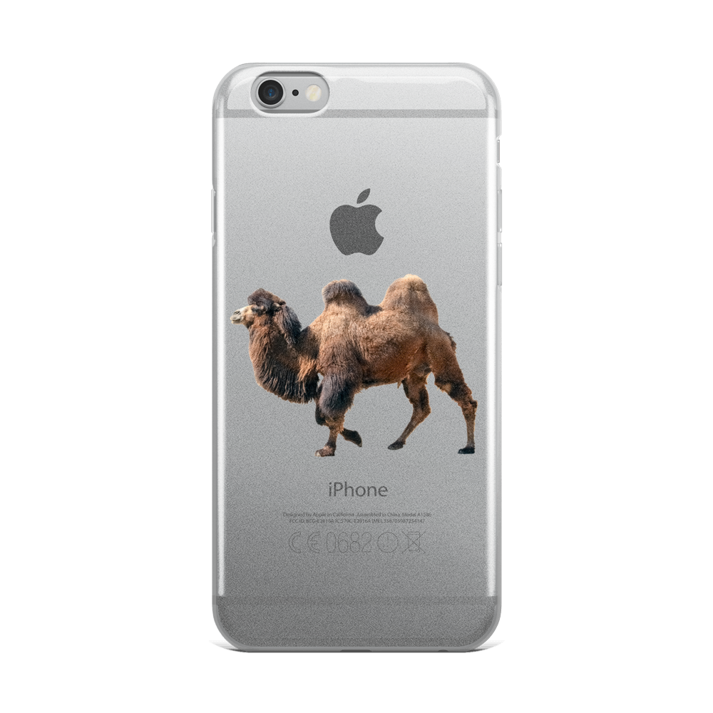 Bactrian-Camel print iPhone Case