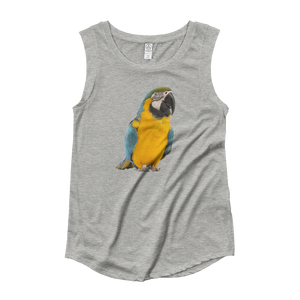 Macaw Ladies‰۪ Cap Sleeve T-Shirt