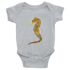 Seahorse Print Infant Bodysuit