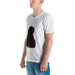 Bonobo Print Men's V neck T-shirt