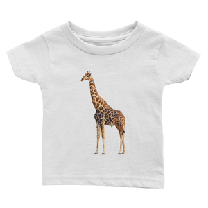 Giraffe Print Infant Tee
