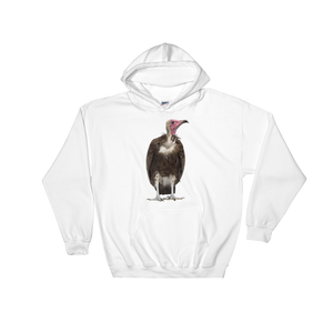 Vulture Print Hooded Sweatshirt
