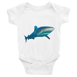 Great-White-Shark Print Infant Bodysuit