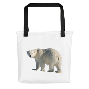 Polar-Bear Print Tote bag