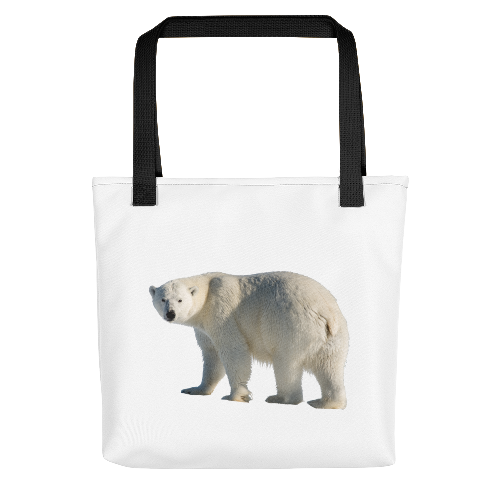 Polar-Bear Print Tote bag