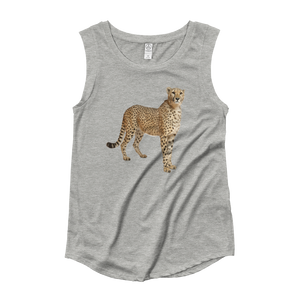 Cheetah Ladies‰۪ Cap Sleeve T-Shirt