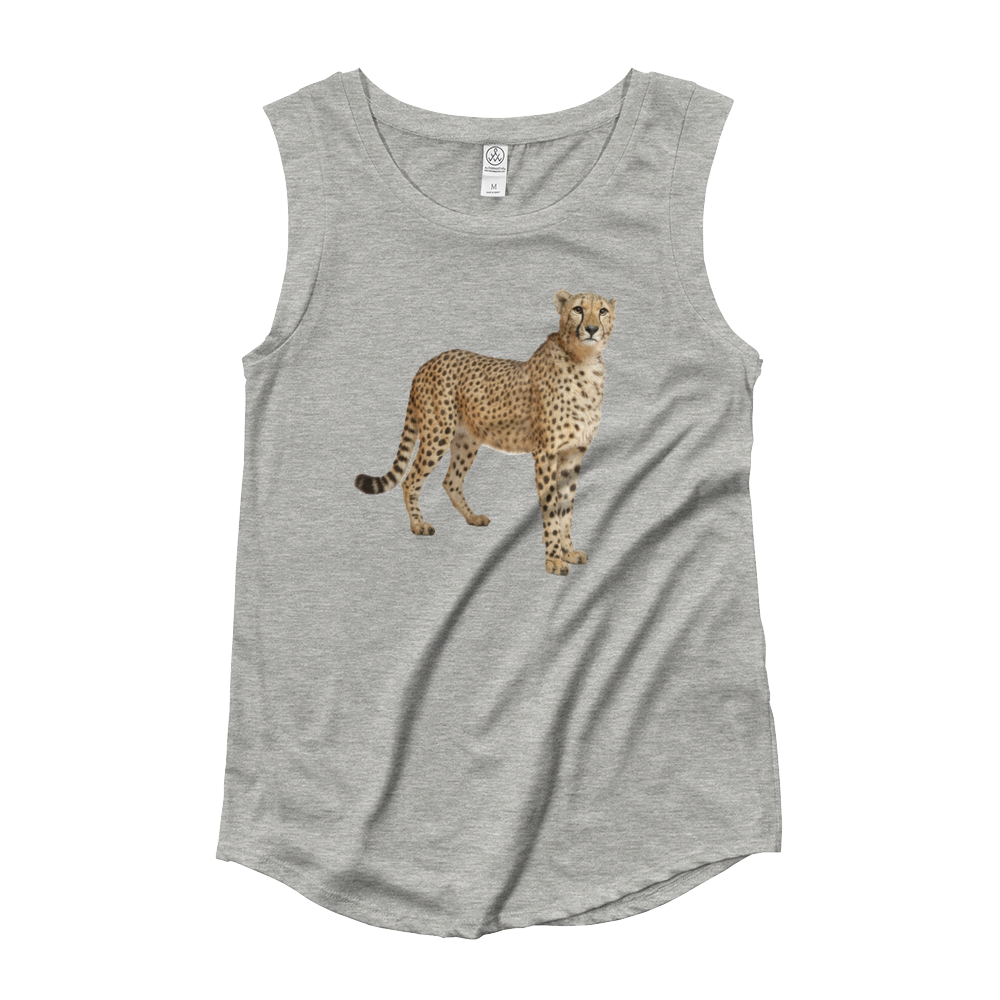 Cheetah Ladies‰۪ Cap Sleeve T-Shirt