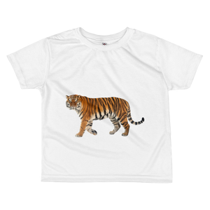 Siberian-Tiger Print All-over kids sublimation T-shirt