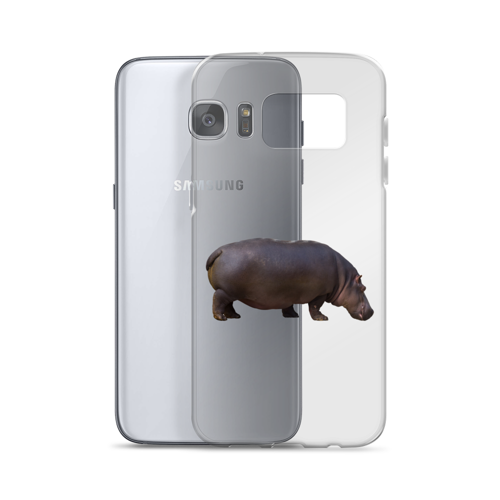 Hippopotamus Print Samsung Case