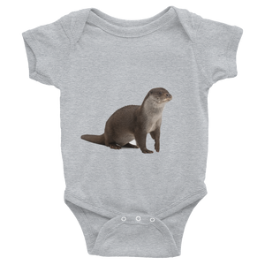 European-Otter Print Infant Bodysuit