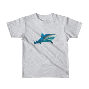Great-White-Shark Print Short sleeve kids t-shirt