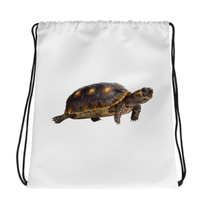Tortoise Print Drawstring bag