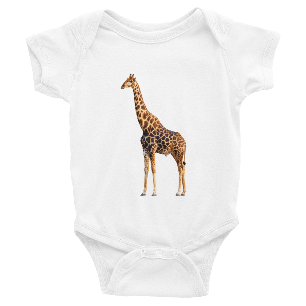 Giraffe Print Infant Bodysuit