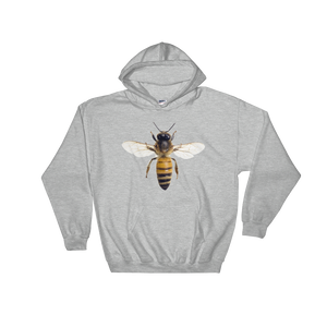 Honey-Bee Print Hooded Sweatshirt
