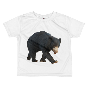 Sloth-Bear Print All-over kids sublimation T-shirt