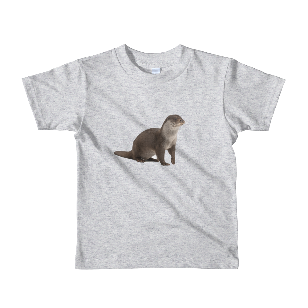 European-Otter Print Short sleeve kids t-shirt