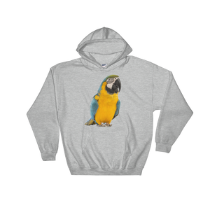 Macaw print Hooded Sweatshirt